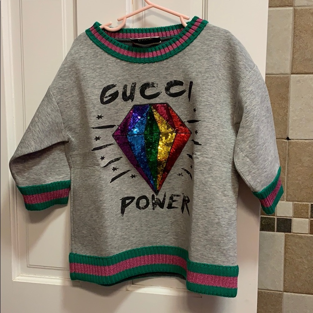 GUCCI KID Sweatshirt Diamond 8Y
